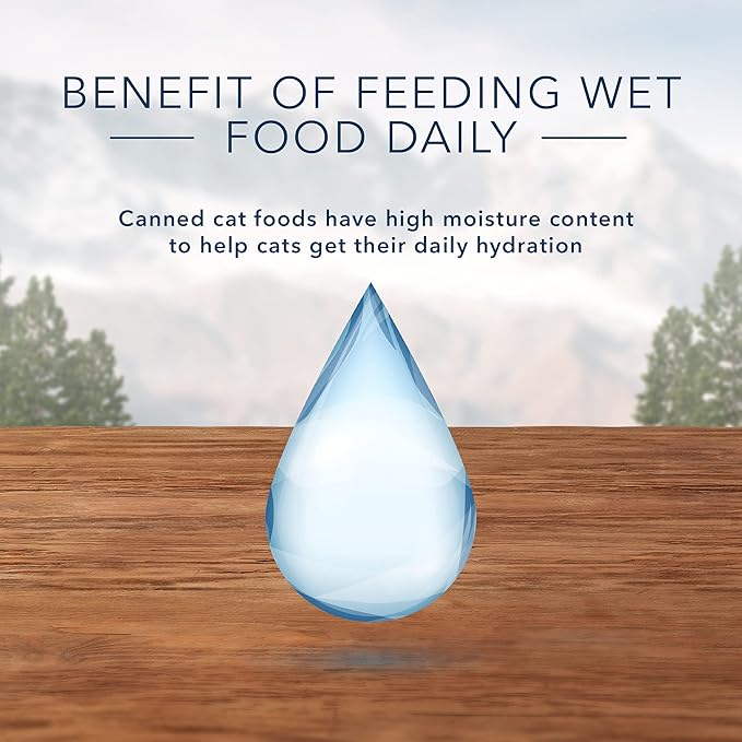 Blue Buffalo Wilderness High Protein, Natural Adult Pate Wet Cat Food Variety Pack, Chicken, Salmon, Duck 3-oz cans (24 Count- 8 of Each Flavor)