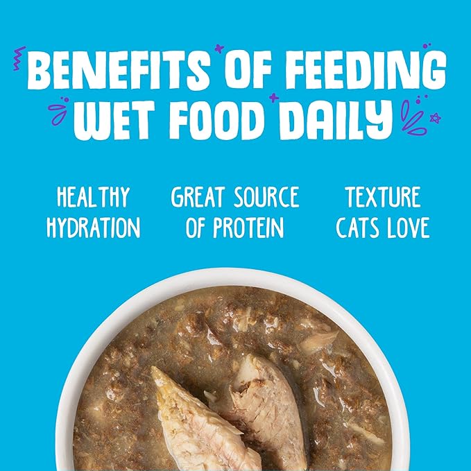 Weruva Classic Cat Food, Variety Pack, Frisky Fishin' Friends Wet Cat Food, 3oz Cans (Pack of 24)