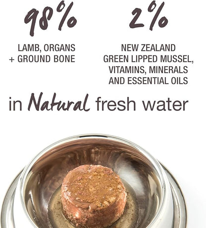 Feline Natural New Zealand Canned Catfood Wet Food, High-Meat, Low-Carb, & Grain Free Cat Food Wet, Lamb Feast, 3 oz, Pack of 24