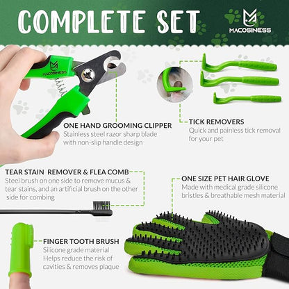 2025 16-in-1 - Dog Grooming Hammock - Dog Hanger for Nail Trimming - Dog Grooming Sling - Cat Sling for Cutting Nails - Cat Hammock for Nail Trimming - Dog Restraint for Nail Clipping