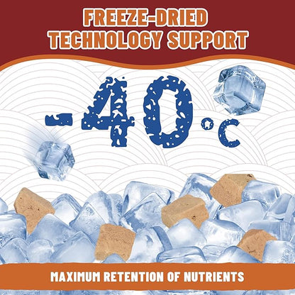 Just Try 8.71 oz Freeze-Dried Chicken Liver Treats for Dogs - Natural, Protein-Packed Dog Training Snacks - Grain-Free, Iron & Vitamin A Rich