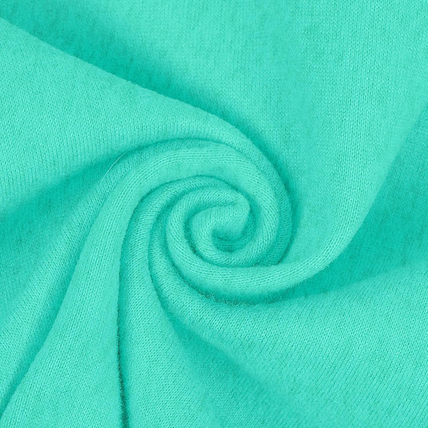 FUAMEY Dog Fleece Vest for Large Dogs,Warm Stretchy Dog Sweatshirts Pullover with Leash Hole Dogs Sweater Soft Pet Turtleneck Cozy Pet Vest Lightweight Sleeveless Cyan XL