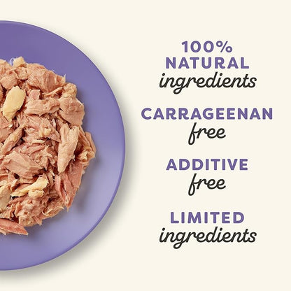 Applaws Natural Wet Canned Cat Food, Limited and Natural Ingreidents, High Protein with No Artificial Additives, Variety Pack in Broth (12 x 2.47oz Cans)