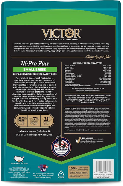 VICTOR Classic - Hi-Pro Small Breed Adult, 5-lb