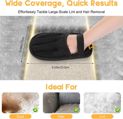 Magic Brush Pet Hair Removal, Upgrated Pet Hair Remover Gloves for Cats Dogs, Efficient Grooming Gloves Brush for Couch, Furniture, Sofa, Clothing, Reusable Pet Hair Removal Tools,1PCS