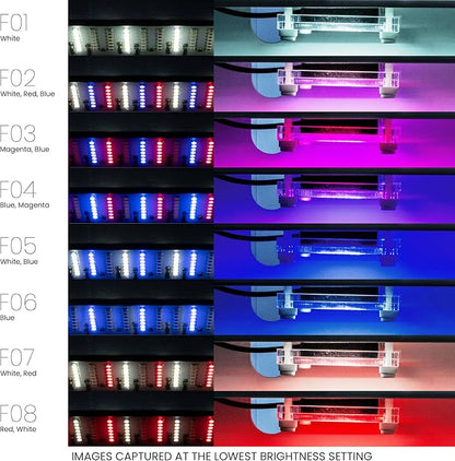 Ultum Nature Systems Refugium Light - Small Customizable Submersible Aquarium LED Lamp w/Inline Timer, Full Spectrum Grow for Chaeto Macro Algae Saltwater Reef Tanks - Clip On