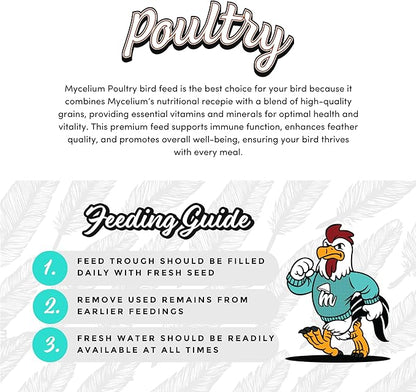 Mycelium Premium Oat Groats – Organic, Non-GMO, High Nutritional Value Poultry Food for Chickens, Ducks, & Turkeys, Sourced from Local USA Farms, Sustainable Farming, 5 lbs