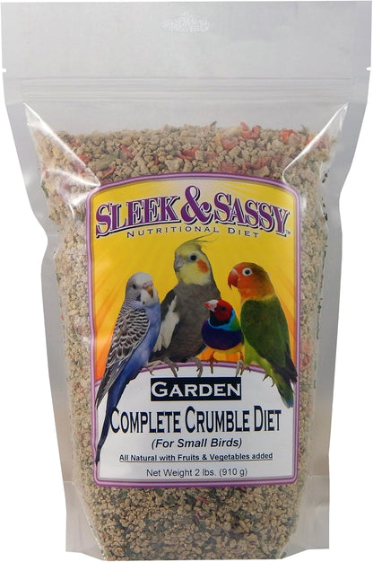 SLEEK & SASSY Garden Complete Crumble Small Bird Food (2 lbs.)