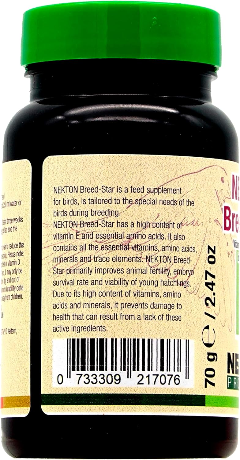 Nekton Breed-Star Breeding Supplement for Birds 70g / 2.47oz, Off White
