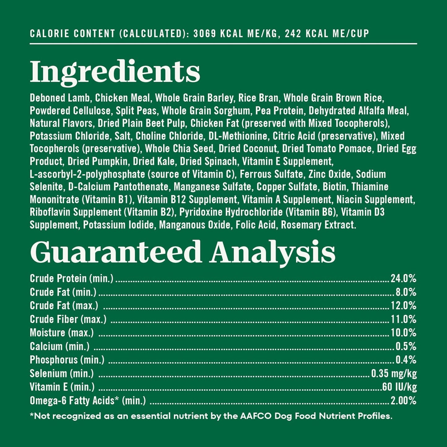 Nutro Natural Choice Lamb & Brown Rice Adult Healthy Weight Dog Food Recipe, 30 lb. Bag