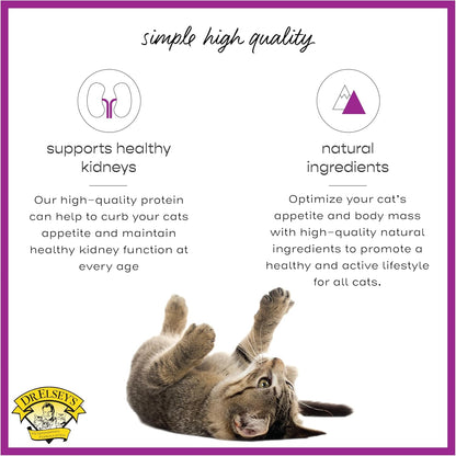 Dr. Elsey's cleanprotein Original Rabbit & Turkey Recipe Wet Cat Food, 2.75oz Cans, (Pack of 24)