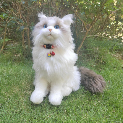 2 Pack Cotton Breakaway cat Collars with Bell,Safety Quick Release Pendant Cute Kitten Collar,Adjustable 20-30cm (Red+Green, 20-30cm)