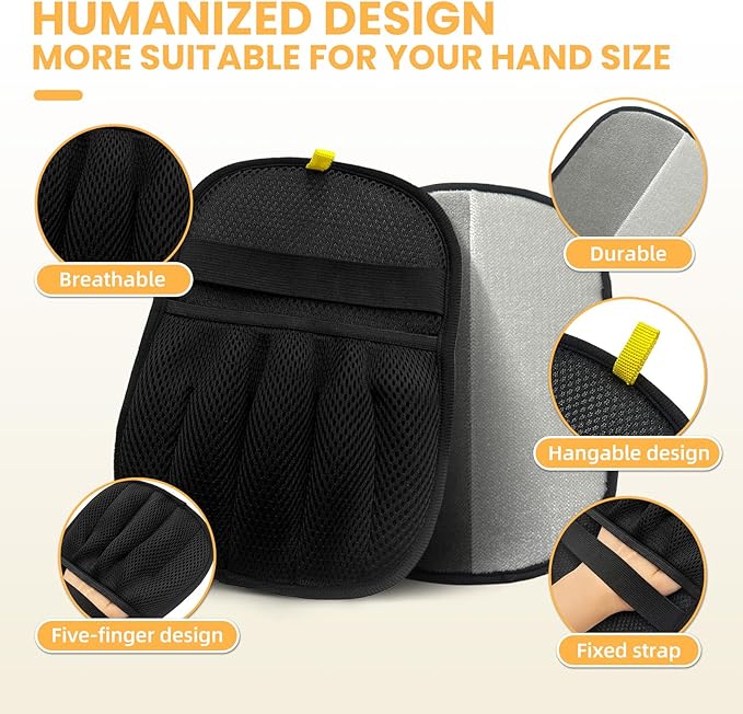 Pet Hair Removal Glove for Cats and Dogs,Reusable Electrostatic Five-Finger Pet Hair Remover Tools,Durable Pet Hair Gloves with Magic Brush for Cat Dog Grooming Clothes Couch Carpet Car Seat Furniture