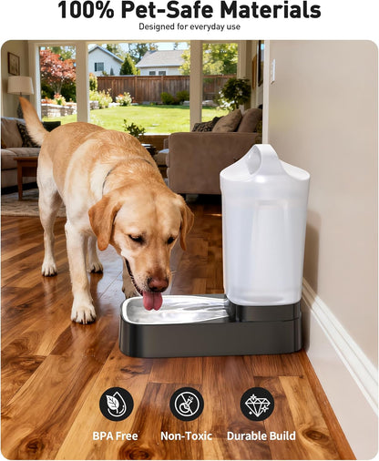 4 Pack Replacement Filters for D2416B Automatic Dog Water Bowl Dispenser – Compatible with 2.4 Gallon Gravity Pet Water Dispenser Activated Carbon & Ion Exchange Resin for Clean Drinking