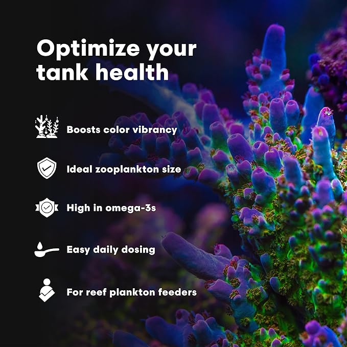 Brightwell Aquatics Zooplanktos-M - Zooplankton Food Supplement for Marine and Reef Aquariums 125-ml