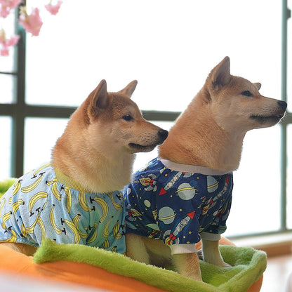 CuteBone Small Dogs Outfit Soft Puppy Onesies Pjs Dog Pajamas Pet Coat Cat Apparel Comfy Doggie Jumpsuit Bodysuit for All Seasons P16XXL