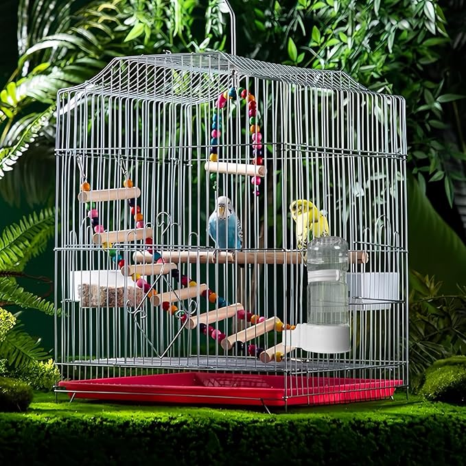 Pet Bird Automatic Water Dispenser,Bird Cage Hanging Drinking Device,Automatic Parrot Water Feeder,Budgies, Birds, Love Birds, Canary Drinking Fountains.