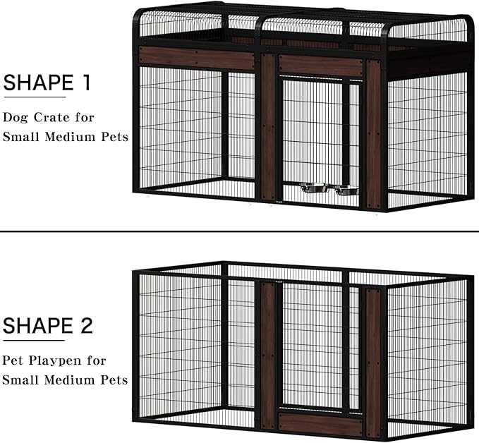 Large Bird Cage for Parakeets Outdoor Bird Aviary Parrot Cage with Perch, Birdcage for Macaws Canaries Parrots Budgie Lovebirds-Black