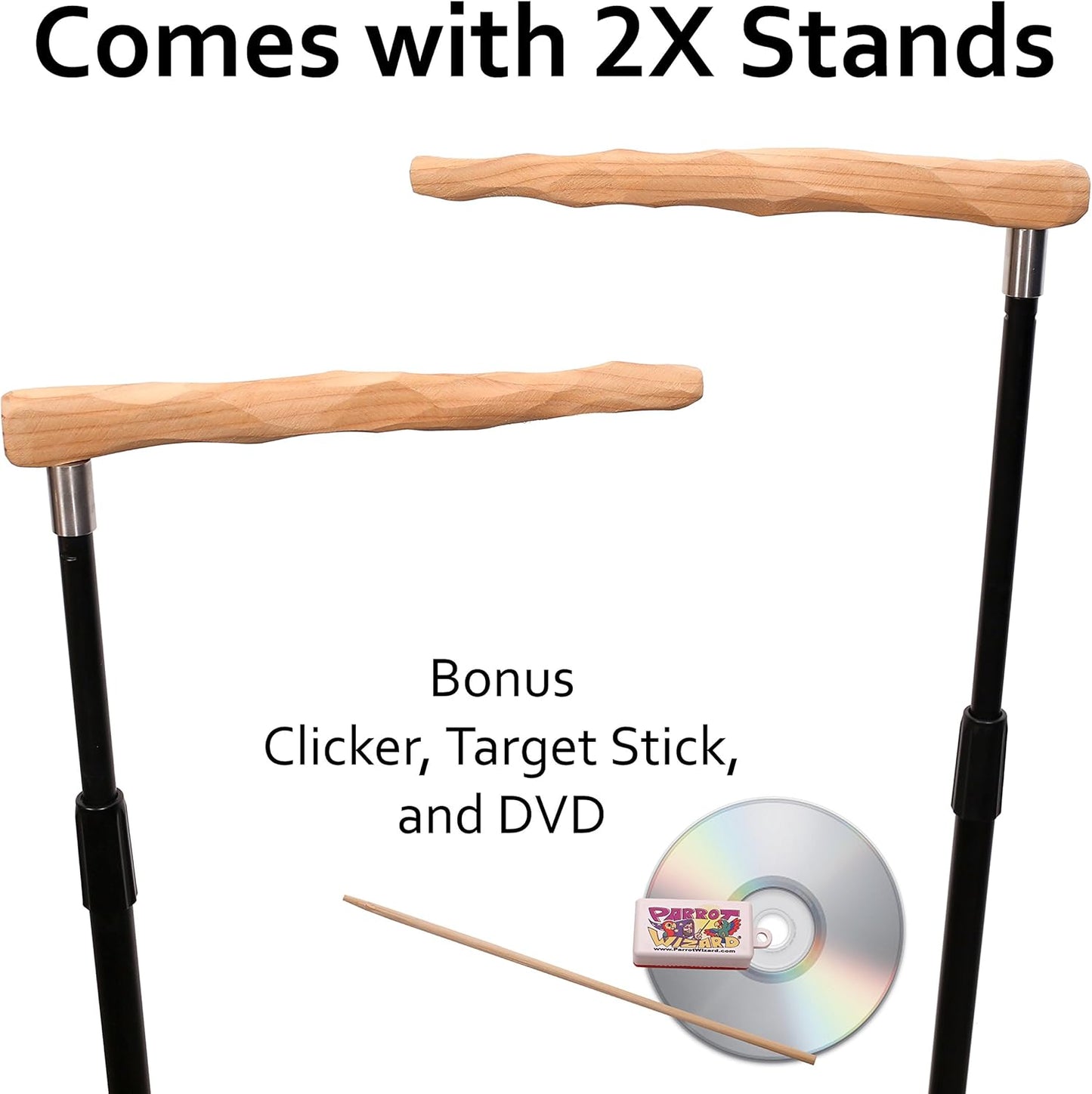 Parrot Training Perch Kit (T Perch, XXL)