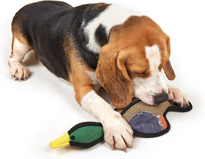 Duck Squeaky Dog Toys, Dog Chew Toy, Puppy Chew Toys for Teething, Indestructible Dog Toys for Aggressive Chewers, Dog Toy for Small Medium Large Breed