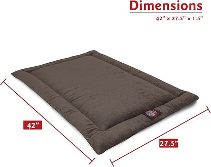 42" Villa Storm Gray Crate Dog Bed Mat By Majestic Pet Products