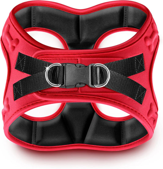 Comfort Fit No Pull Dog Harness – Adjustable Step-in Vest for Small, Medium & Large Dogs, Soft Padded with Leash Clips, Reflective Straps & Handle