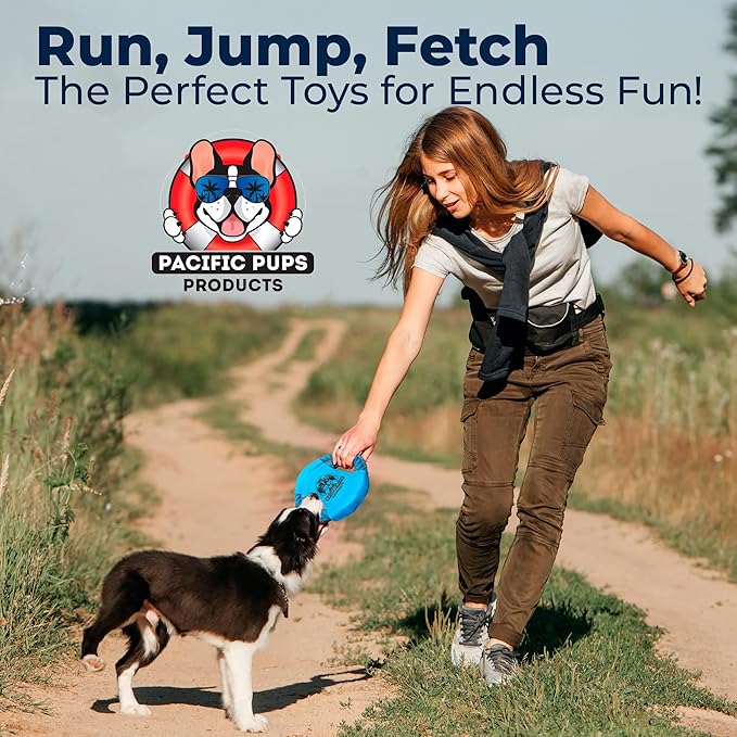 Pacific Pups 18 Piece Bulk Dog Toy Pack - Chew, Plush, and Rope Dog Toys to Keep Them Busy - Puppy Teething Chew Toys, Treat Ball, Squeaky Plushies, Tug of War Ropes, Rubber Chew - Helps Rescue Dogs