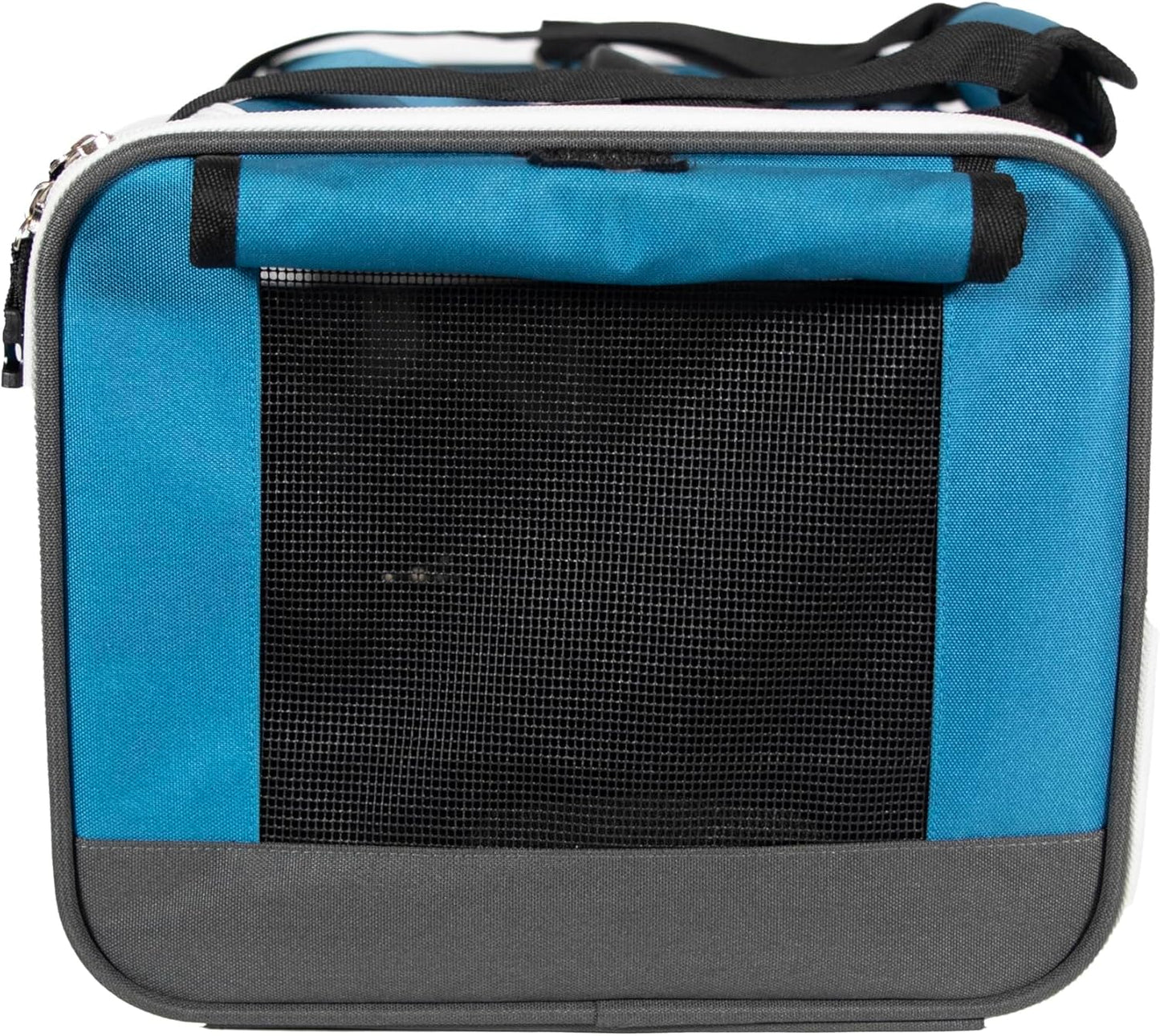 Travel Cat The Odyssey Soft Cat Carrier - Portable Comfort Soft Sided Travel Carrier for Small, Medium Cat, Kitten up to 20 LBs - Pet Travel Carrier Backpack with Shoulder Strap (Blue)