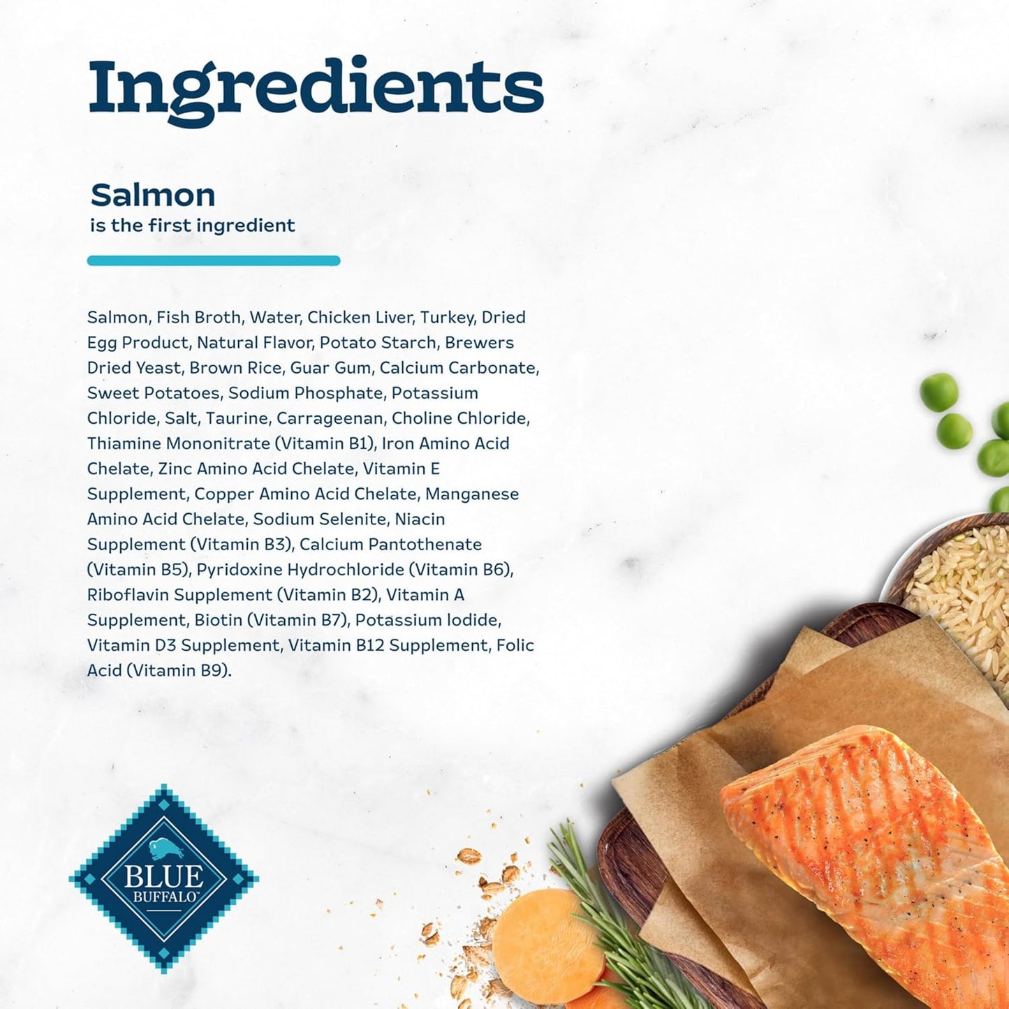 Blue Buffalo Tastefuls Flaked Wet Cat Food, Made with Natural Ingredients, Salmon, 3-oz Cans (24 Count)