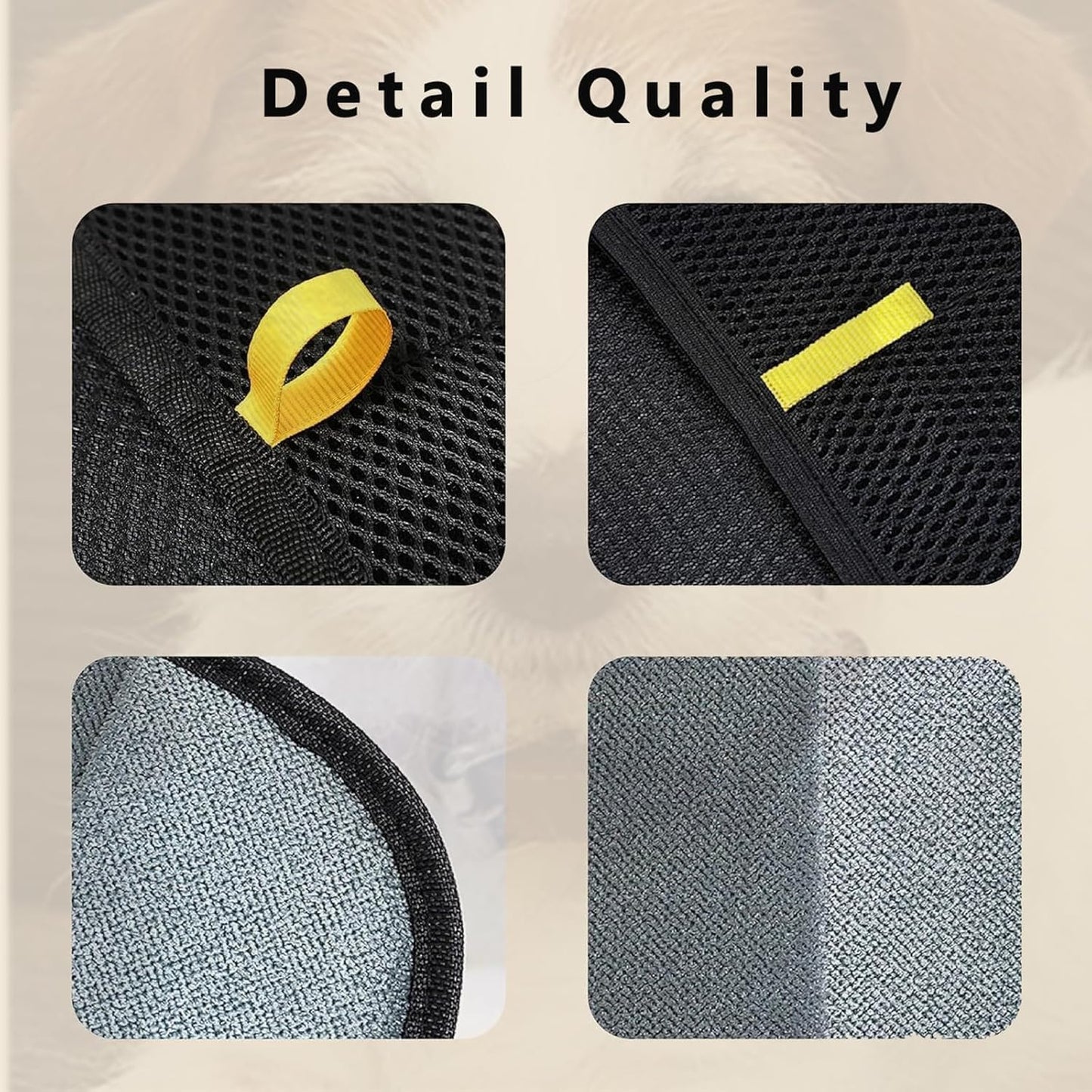 1PCS Pet Hair Removal Gloves, Cat and Dog Hair Remover, Electrostatic Gloves Pet Hair, Washable Reusable - Efficient Cleaning Pet Hair Removal Tool