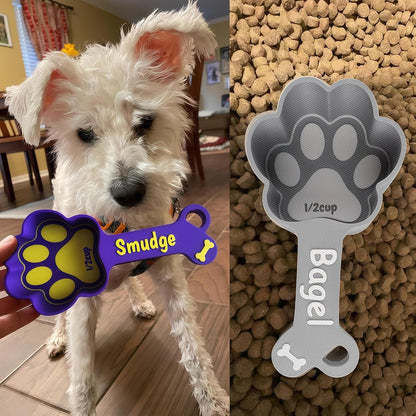 ubjva Personalized Dog Food Scoop Custom Dog Food Measuring Cup with Name Pet Accessories Gifts for Pet Lover