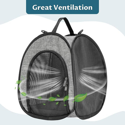 Petsfit Guinea Pig Carrier Extra Large Small Animal Carrier for Rabbit,Hamster,Hedgehog,Rat,Small Birds - Portable Bags with Shoulder Strap,Breathable Mesh Window,Removable Trays,Side Pockets