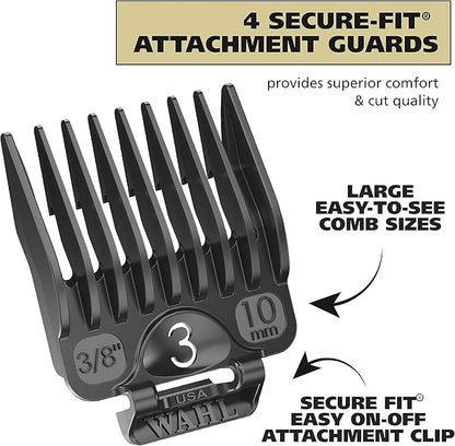 Wahl USA Quiet Pro Corded Dog Clippers for Grooming - Heavy Duty Compact Electric Dog Grooming Kit Hair Clippers for Dogs Cats Pets- Model 9181