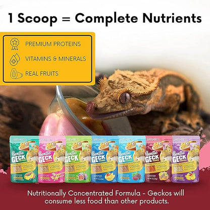 8oz Complete Crested Gecko Food Diet. Premium Ingredients Mix, Ready to Use Freshly Made Powder. Unique Superfood Formula, Developed & Made in The USA. Enjoy!