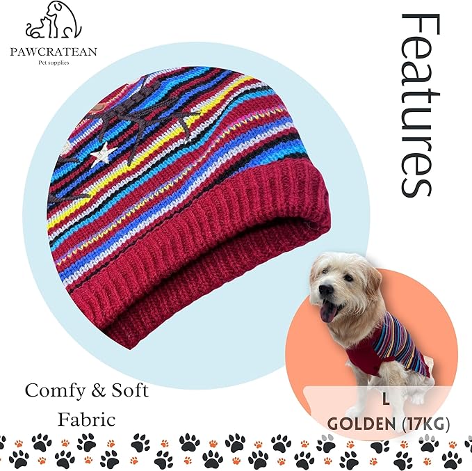 Cute Sweater for Dogs and Cats Soft Flannel Pet Outfit Warm and Cozy Animal Hoodie Small to Large Pet Clothes for Halloween Parties and Everyday Wear (X-Large, Colorful Deer)