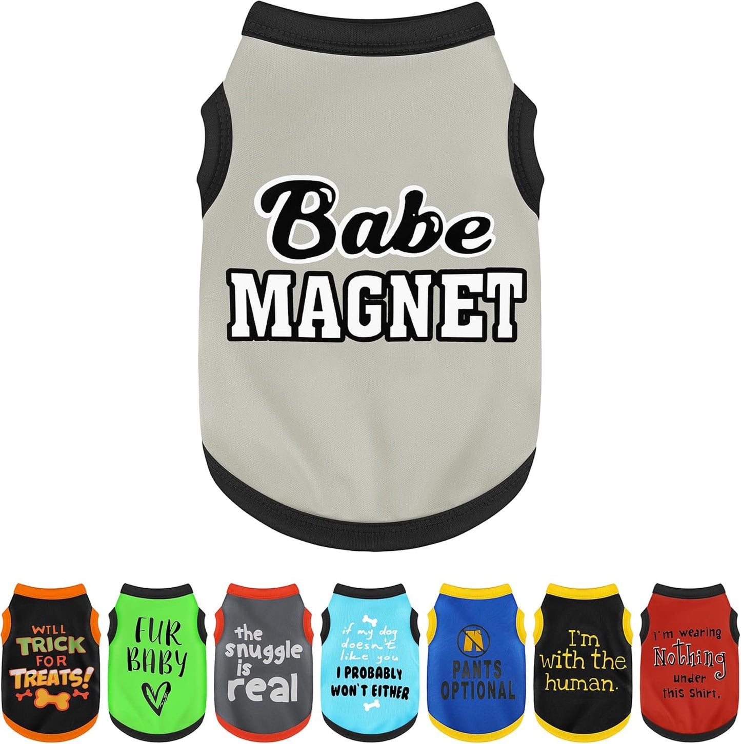 Elevate Your Pet's Seasonal Style with Playful Panache: with Adorable Beautifully Printed Dog Shirts Featuring Hilarious Printed Patterns for Airy Comfort in Summer and Fall Classic Series1 X-Small