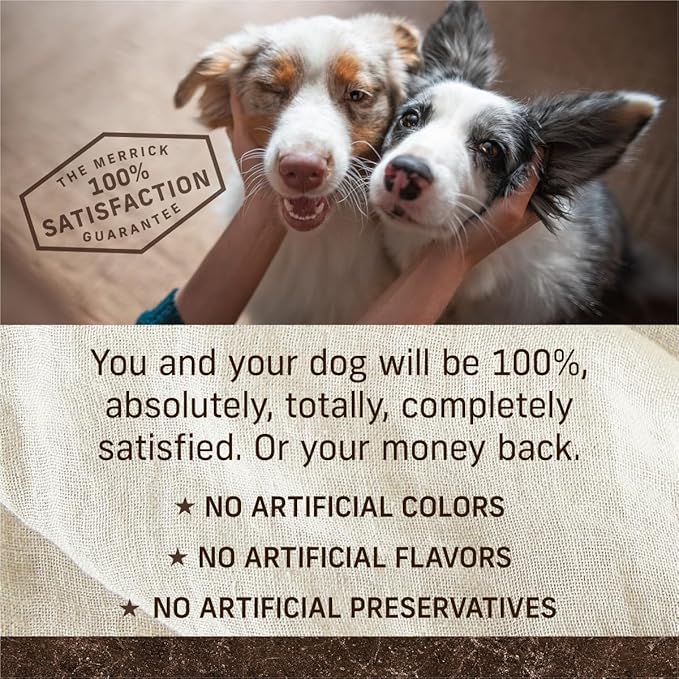 Merrick Premium Grain Free Dry Adult Dog Food, Wholesome And Natural Kibble, Real Texas Beef And Sweet Potato - 10.0 lb. Bag