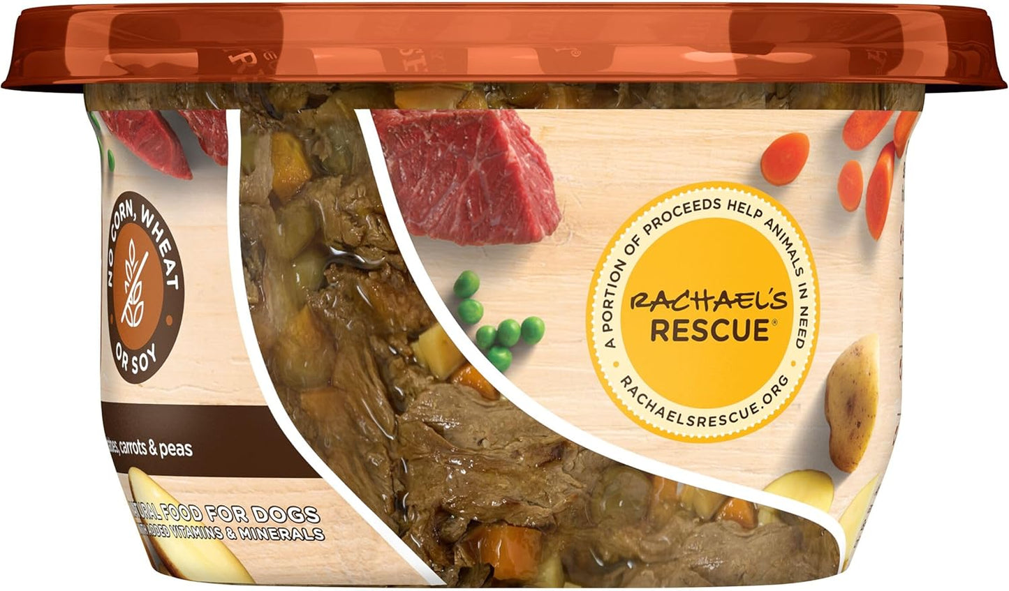 Rachael Ray Nutrish Wet Dog Food Hearty Beef Stew, 8 oz. Tub, 8 Count