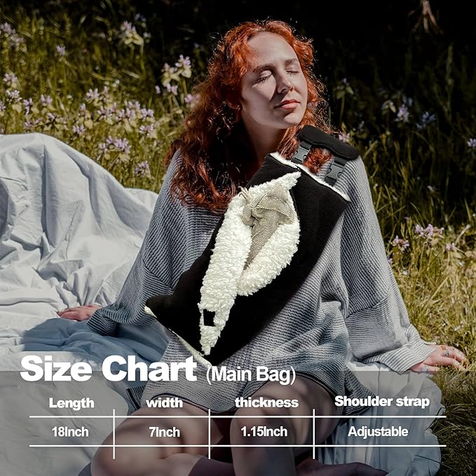 Adjustable Fluffy Bearded Dragon Sling Carrier Bag, Reptile Carrier with Leash Harness Lizard Cage Accessories for Small Animal, Kitty, Ferrets, Squirrel, Hamsters,Parrot (Caramel)