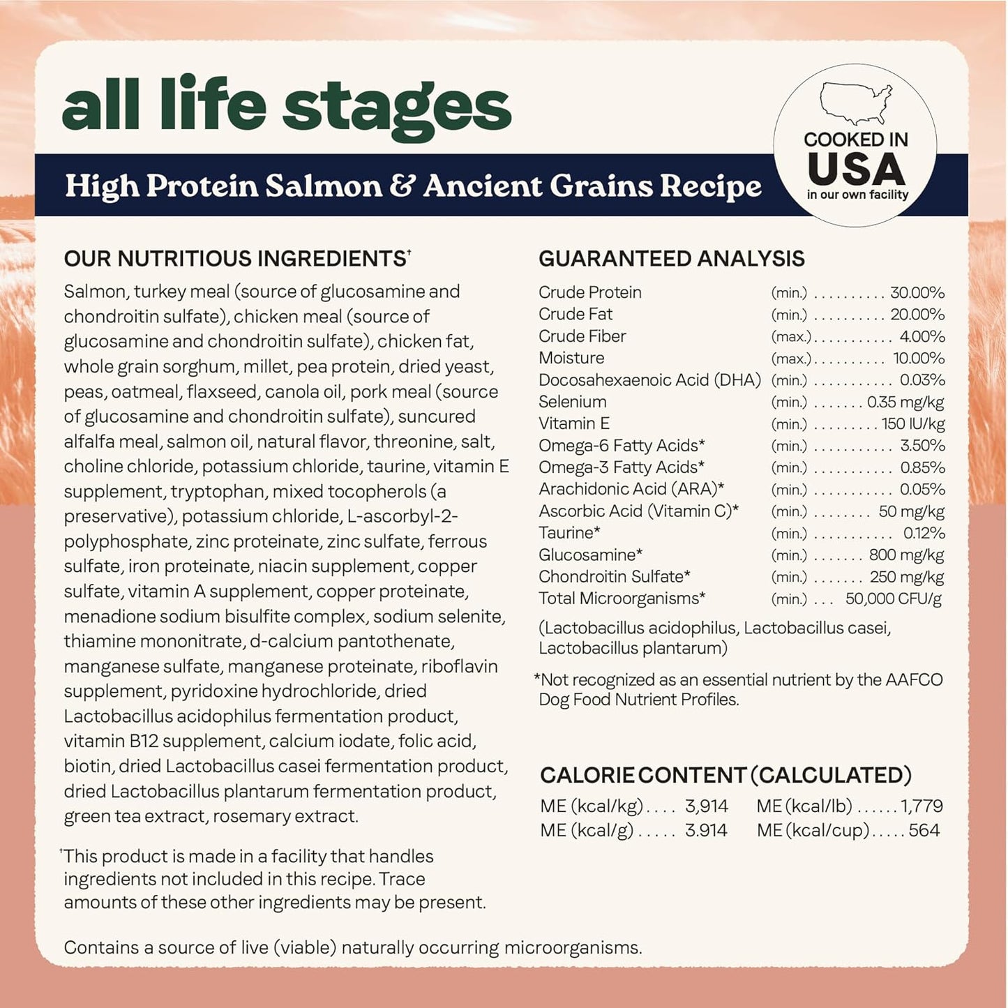 Canidae All Life Stages High Protein Dry Dog Food, Salmon & Ancient Grains Recipe, 27 lbs.