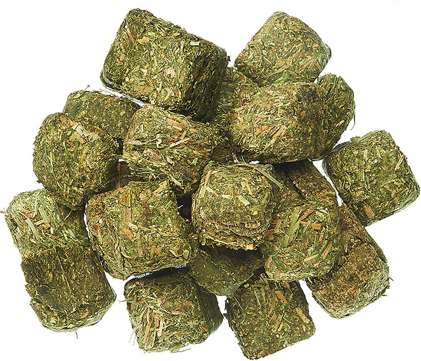 Timothy Hay Cubes 3 lb - 100% All Natural, High Fiber, Sun Cured Timothy Grass Food & Treat - Rabbits, Guinea Pigs, Chinchillas, Degus, Prairie Dogs, Tortoises, Hamsters, Gerbils, Rats & Small Pets
