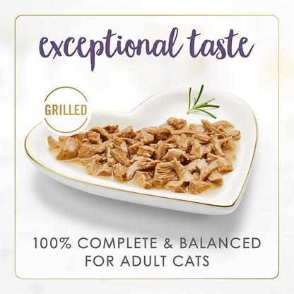 Purina Fancy Feast Grilled Wet Cat Food Beef Feast in Wet Cat Food Gravy - (Pack of 24) 3 oz. Cans
