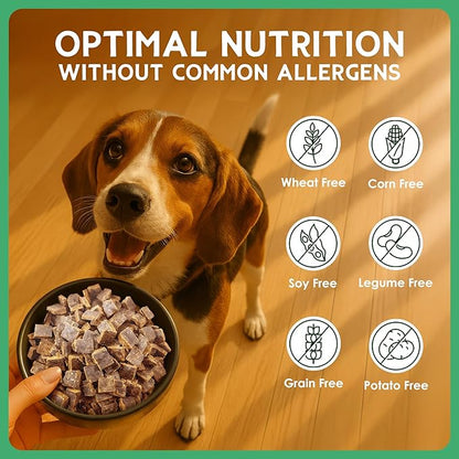 Farmland Traditions The Good List Air-Dried Dog Food, Premium Chicken & Bone Broth for Dogs, Protein Rich & Grain-Free Nutrition, 2.2 Pound Bag