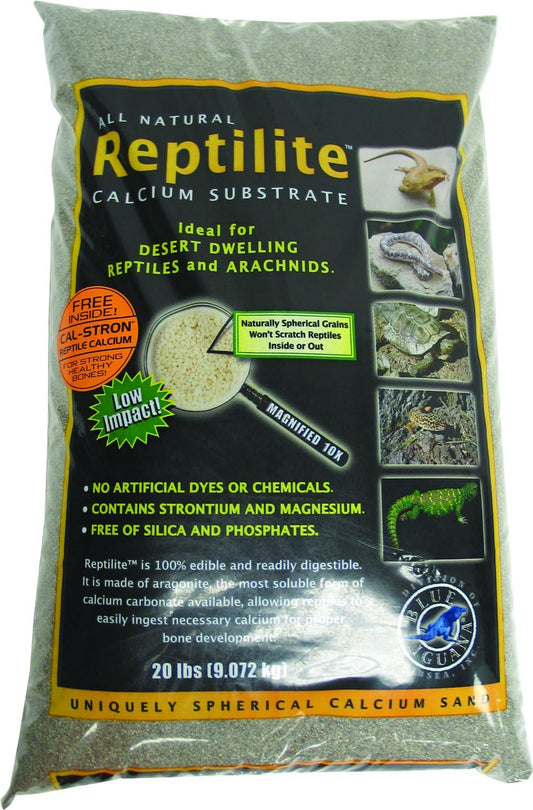 Reptilite Calcium Sand Smokey Sands 20lb 2/cs