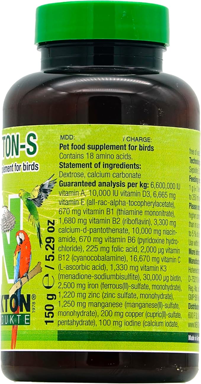 Nekton-S Multi-Vitamin for Birds, 150gm