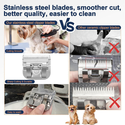 30# Clipper Blades Pet Grooming Clipper Replacement Blades Detachable Blade Compatible with andis/wahl/Oster Dog Clippers
