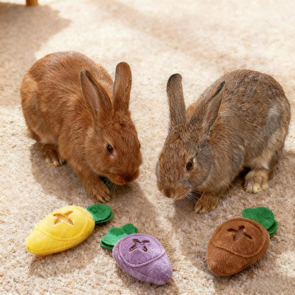 6 Pack Hamster Feeding Toys, Small Animals Toys Foraging, Rat Puzzle Feed Game Toy Washable Slow Feeder for Guinea Pigs Ferrets Hedgehog