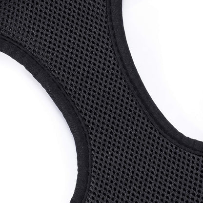 Mile High Life Step in Dog Harness for Small Dogs No Pull, Easy Get on Air Mesh Vest Harness, Adjustable Easy Closures Both Neck and Chest (Black, S Chest 13.1"-19.6")