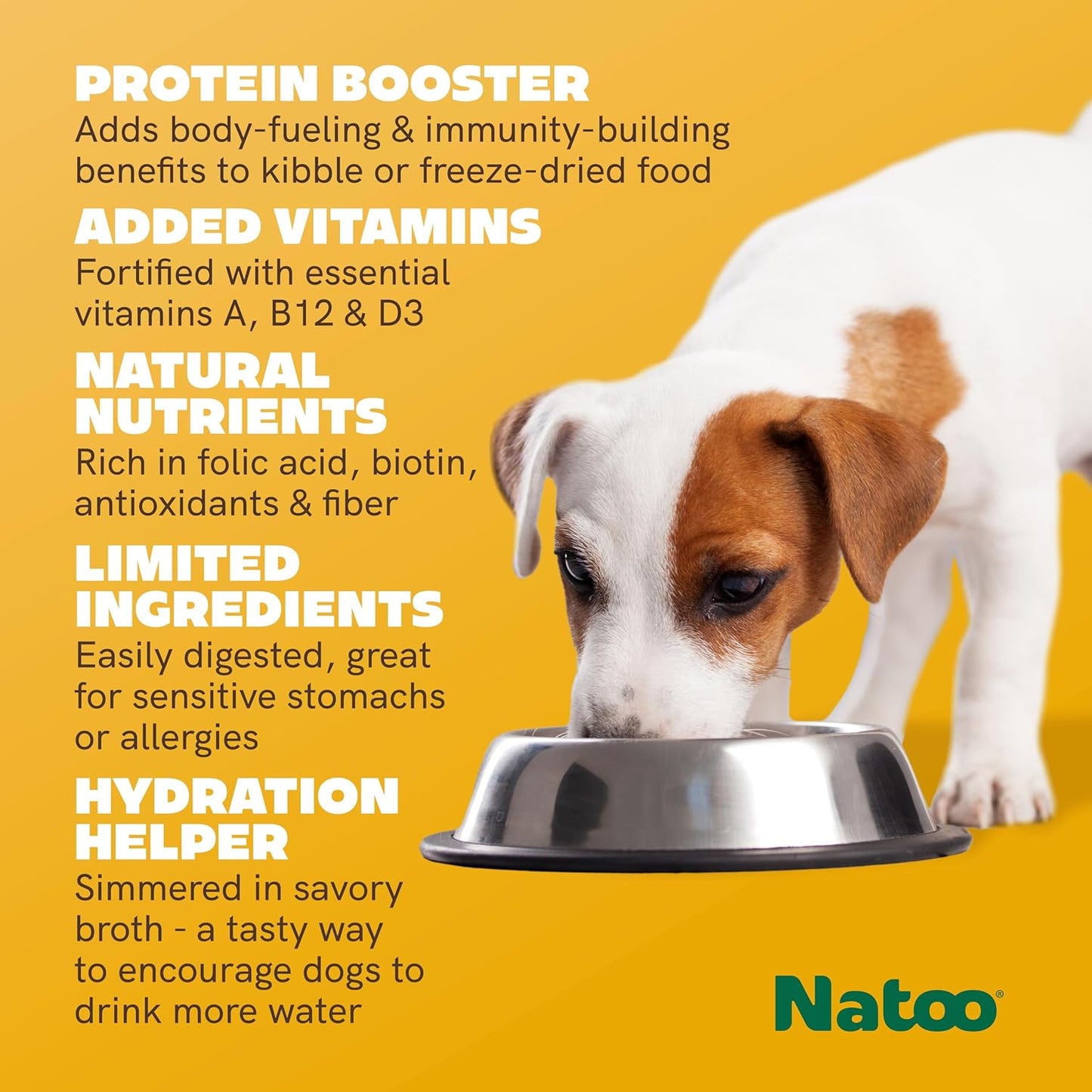 NATOO Dog Food Topper for Picky Eaters & Dog Treat (Chicken with Sweet Potato & Broccoli), Dog Toppers for Dry Food, Wet Meal Toppers for Dogs & Puppies, Limited Ingredient Dog Food, 3 oz (Case of 20)