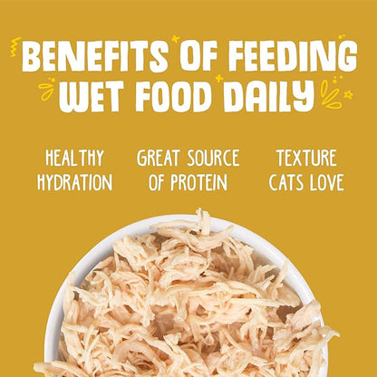 Weruva Classic Cat Food, Paw Lickin’ Chicken with Chicken Breast in Gravy, 10oz Can (Pack of 12)